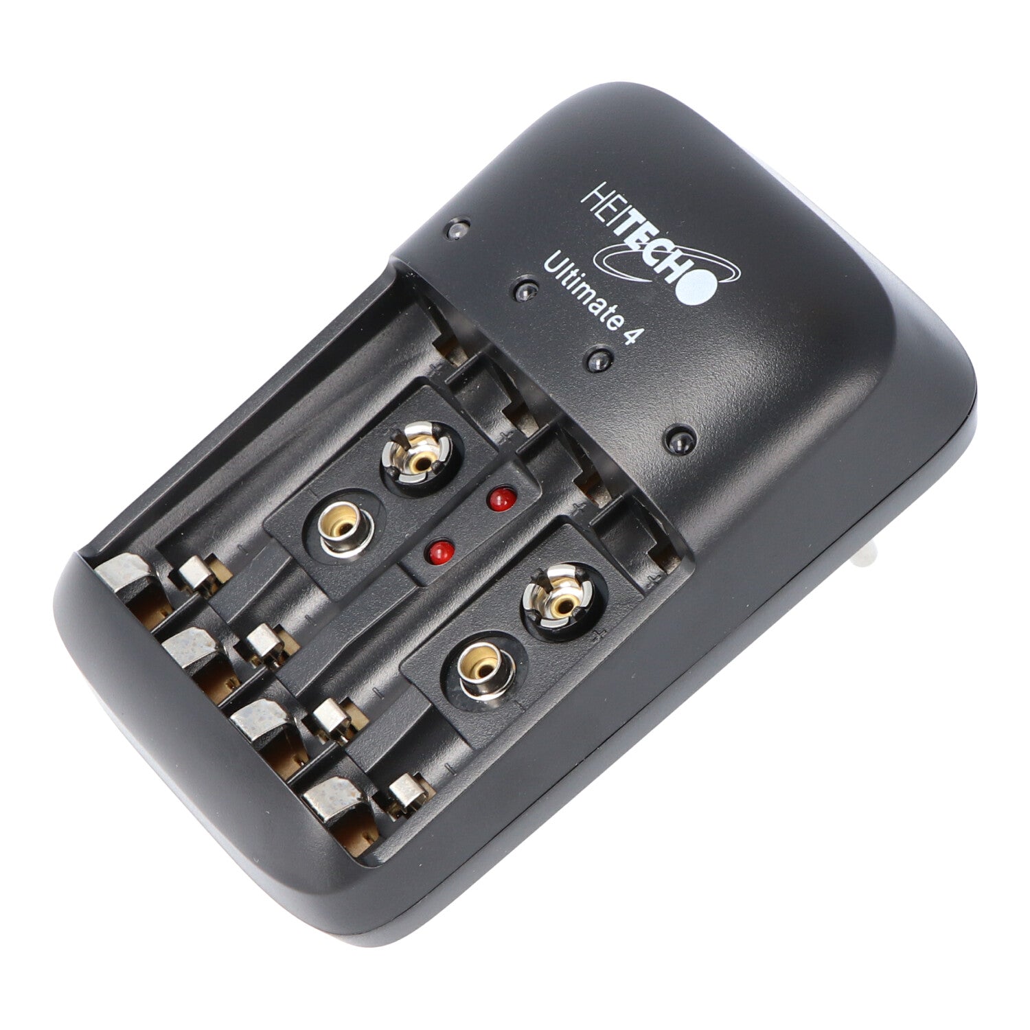 Schnellladegerät Für 4 AA/AAA Batterien – Mit USB-Anschluss, Kompakt & Feuerfest