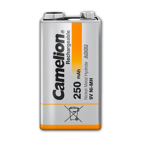 Camelion 9V NiMH Akku 8,4 Volt mit 250mAh Kapazität