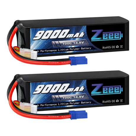 Zeee 4S 9000mAh 14,8V 100C EC5 Softcase (2 Stück)