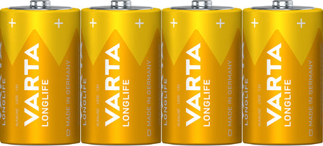 Varta Batterie Alkaline Mono D LR20 1,5V Longlife 4er-Pack
