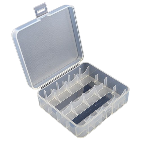 Aufbewahrungsbox D1 für 4x 18650 oder 2x 26650 Li-Ion-Akkus