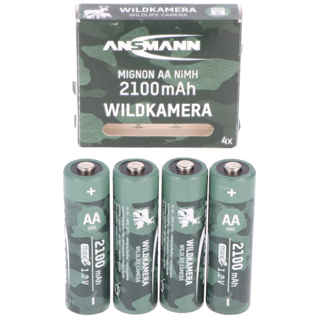 Ansmann Wildtier, Wildkamera NiMH Akku Mignon AA 2100 mAh maxE 4er Stück