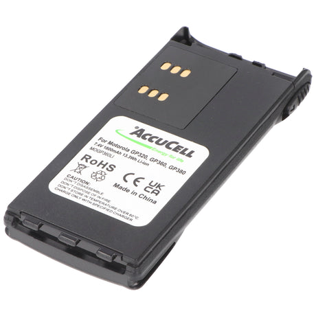 AccuCell Akku für Motorola GP320, GP340, GP360, HNN9008 1800mAh