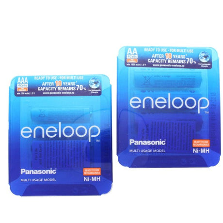 Eneloop Ni-Mh Mignon 1,2V 2000mAh 4x AA Mignon + 4x AAA Micro Batterien