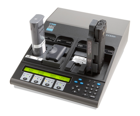 Batterie-Analysegerät Cadex C7400 inkl. 4x Akkuhalterung, Software BBM4-B
