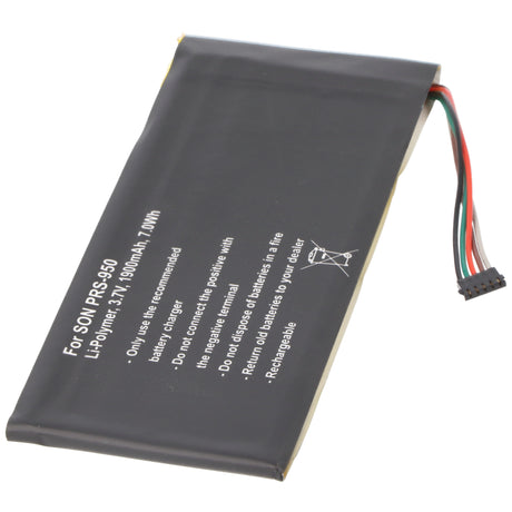 AccuCell Akku passend für den Sony PRS-950 Akku LIS1460HEPC, 3,7 Volt mit 1900mAh