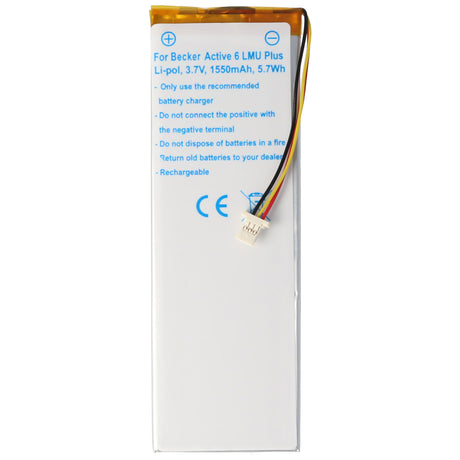 AccuCell Akku für Becker Active 6 LMU Plus Akku