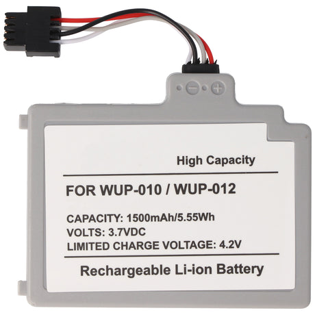 AccuCell Akku Wii U GamePad Akku WUP-012 WUP-010 Wii U 3,7V 1500mAh