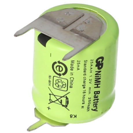 GP Batteries für Sanyo N-110AA NiMH 1,2V 150mAh 1/3 AA Mignon 3-er Print Akku
