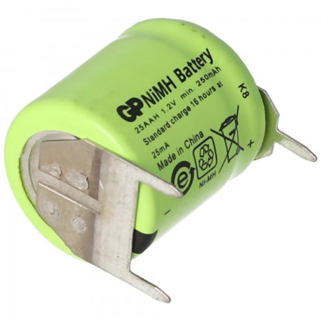 GP Batteries für Sanyo N-110AA NiMH 1,2V 150mAh 1/3 AA Mignon 3-er Print Akku