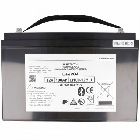 XCell 12V LiFePO4 Akku 100Ah Pro Ultimate inkl Bluetooth Blei Akku AGM Ersatz