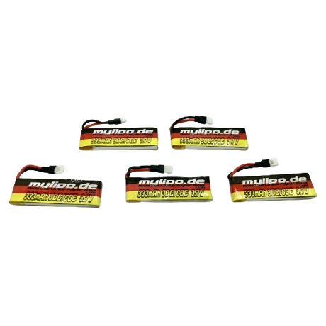 Mylipo Lipo 333mAh 3,7V 30C / 60C Walkera Graupner Stecker (5 St. )