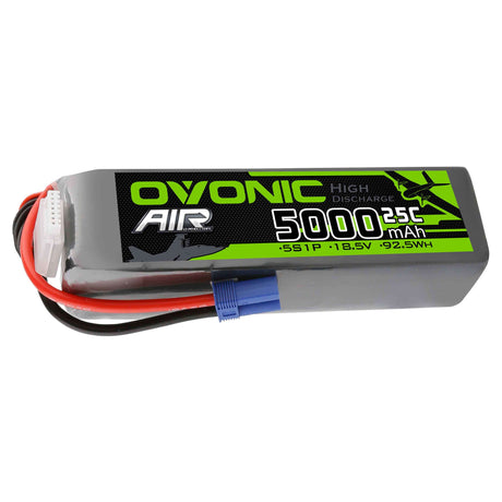 Ovonic Air 5S 5000mAh 18,5V 25C EC5 Lipo Akku