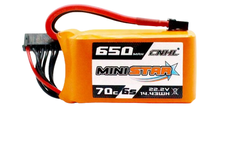 CNHL MiniStar 6S 650mAh 22,2V 70C XT30 Lipo Akku
