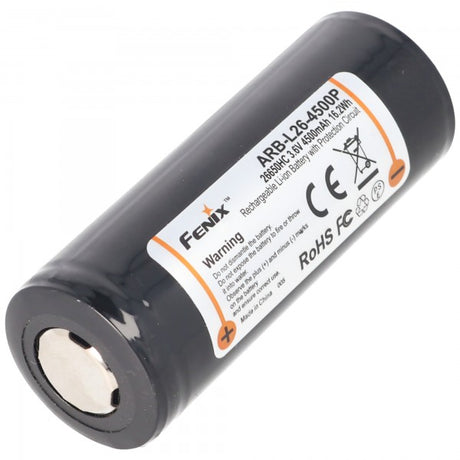 Fenix PD40R 26650 3,7V 4500mAh geschützt Li-Ion Akku