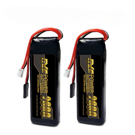 DXF 2S 2600mAh 20c 7,4V Futaba Nitro Lipo (2 St.)