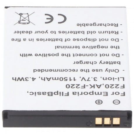 Accucell AK-F220 Akku für Emporia F210, F220, Flip basic, Emporia FLIPbasic SD474050A