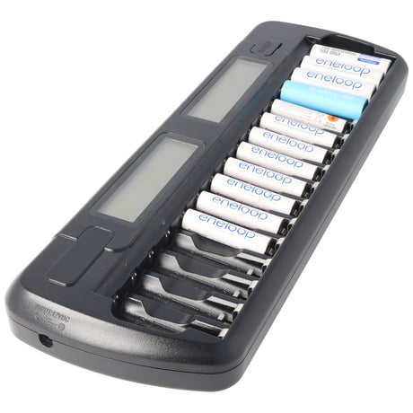 AccuCell 16fach Schnell-Ladegerät für 1 bis 16 Stück NiMH Akkus AA, AAA
