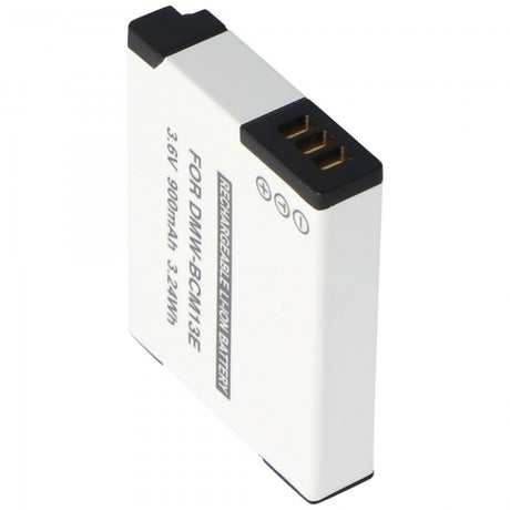 Accucell DMW-BCM13 Qualitäts-Akku von AccuCell passend für Panasonic DMW-BCM13E Akku 3,7V, Ladeschlussspannung max. 4,2 Volt