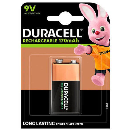 Duracell 9V Rechargeable 6HR61/DC1604 8,4V - NIMH Akku 1er Blister
