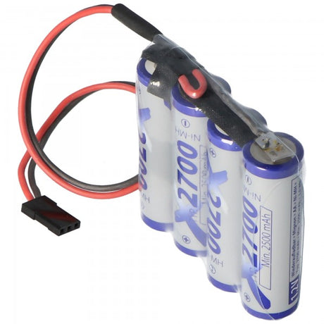 AccuCell Empfänger Pack AA 4er Reihe 4,8/2700 mit dem Graupner Stecker für den Empfänger