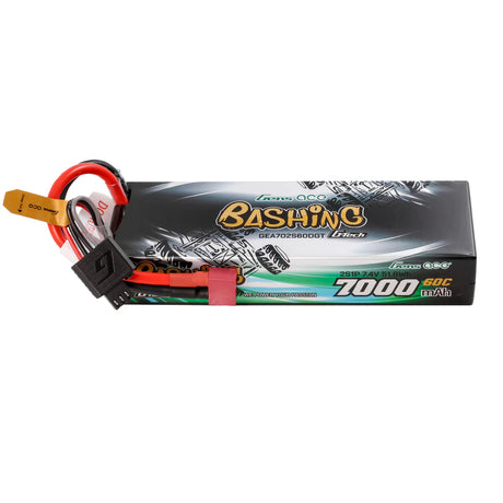 Gens Ace G-Tech 7000mAh 7,4V 60C 2S1P Lipo-Akkupack mit T-Stecker Bashing-Serie