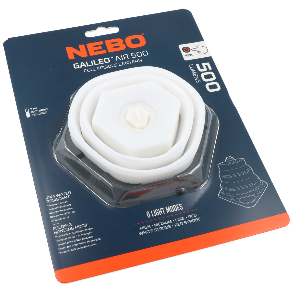 Lampe De Travail NEBO Omni 3K - NEB.WLT.1008.G - Puissante Et Portable - Neuve