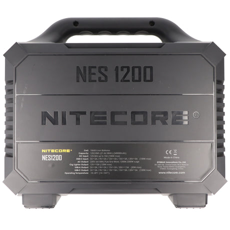Nitecore NES1200 Power Station mit 348000mAh Kapazität, perfekt als mobile Stromversorgung geeignet, die neue Nitecore NES1200 Powerstation