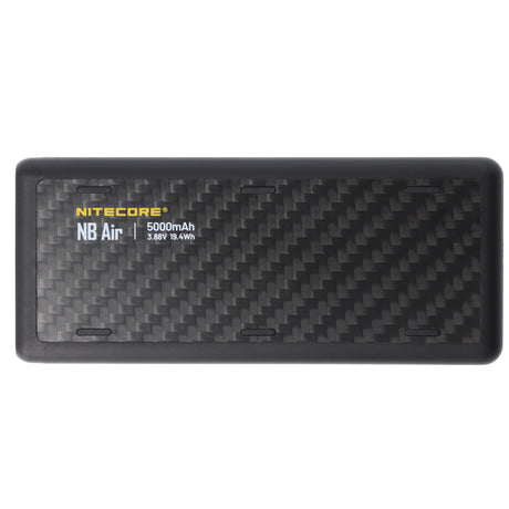 Nitecore Powerbank NB Air, 5000mAh, wasserdicht, 89 Gramm, Carbon-Gehäuse