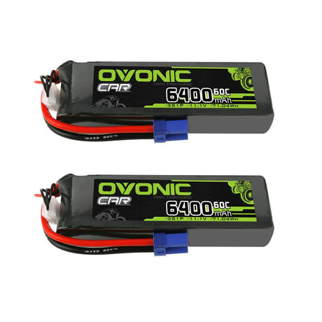Ovonic 3S 6400mAh 60C 11,1 V LiPo-Akku EC5-Stecker (2 St.)