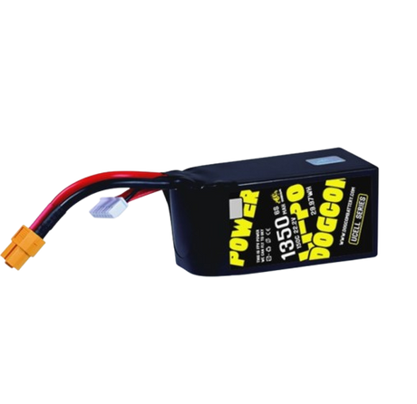 DOGCOM 1350mAh 150C 6S 22,2V UCELL-Serie mit XT60-Stecker