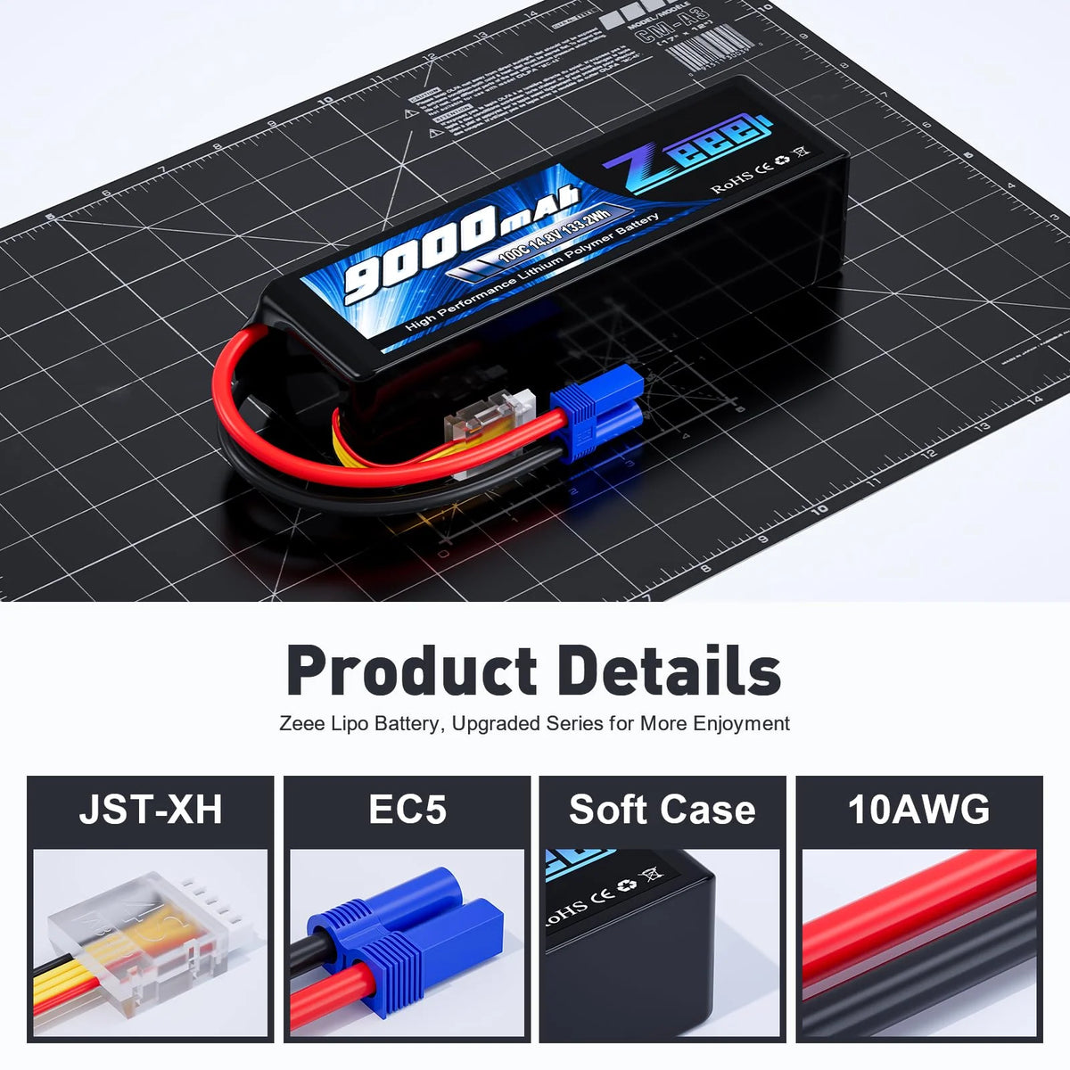 9000mAh / 4S / EC5