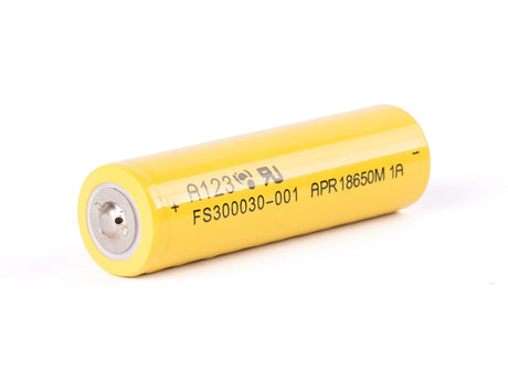 A123 APR18650M-A1 LiFePo4 Akku 1100mAh 3,2V - 3,3V (Pluspol erhöht)