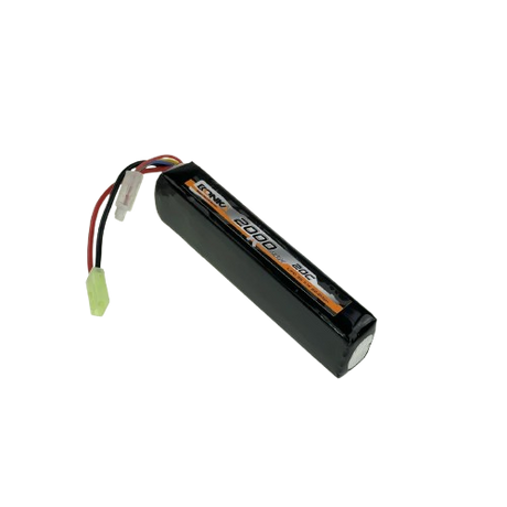 Bonka Airsoft Lipo Akku 2000mAh 3S 11,1V 20C-1-Mini Tamiya