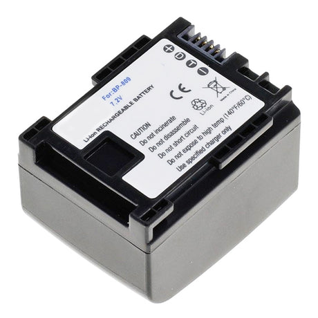 AccuCell Akku passend für Canon BP-809, HF10, HF11, HF20, HF100