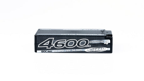 NOSRAM HV LCG Modified Shorty GRAPHENE-4 2S 4600mAh Hardcase 7.6V 120C/60C