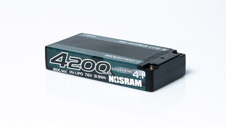 NOSRAM HV Hyper LCG Shorty Graphene-4.1 2S 4200mAh Hardcase 7.6V LiPo 120C/60C