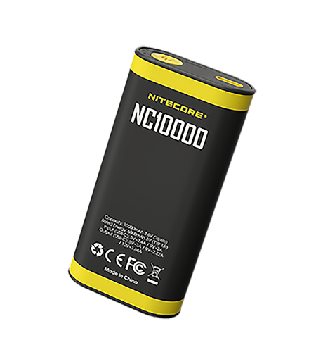 Nitecore Powerbank NC10000 - 10000mAh, 50 Lumen LED-Licht