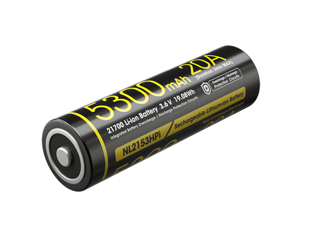 Nitecore Li-Ion Akku 21700, 5300mAh, NL2153HPi