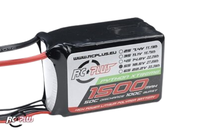RC Plus Python X-Treme 5S 1500mAh 5S1P 18,5V 55C Deans Stecker Li-Po Akku