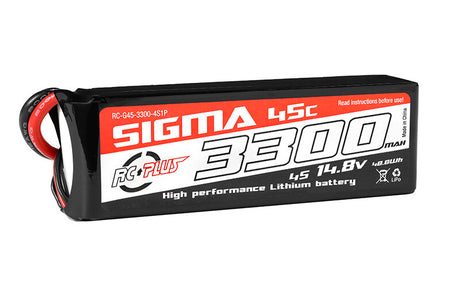 RC Plus Sigma 4S 3300mAh 4S1P 45C 14.8V XT60 LiPo Akku