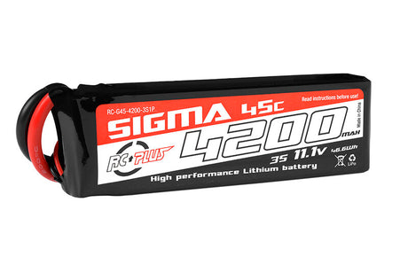 RC Plus Sigma 3S 4200mAh 3S1P 11.1V 45C XT60 LiPo Akku