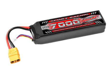 Team Corally Sport Racing 3S 7000mAh 11,1V 50C XT90 Semi-Soft Case LiPo Akku