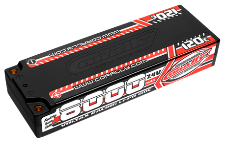 Team Corally C-49523 Voltax 120C Lipo Battery 8000Mah 7.4V Stick 2S 4Mm Bullit