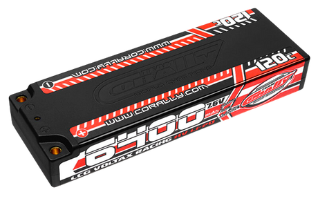 Team Corally C-49610 Voltax 120C Lipo Hv Battery 6400 Mah 7.6V Lcg Stick 2S 4Mm Bullit