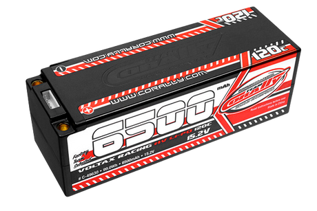 Team Corally C-49630 Voltax 120C Lipo Hv Battery 6500 Mah 15.2V Stick 4S 5Mm Bullit