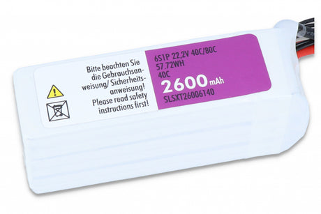 SLS XTRON 2600MAH 6S1P 22,2V 40C/80C