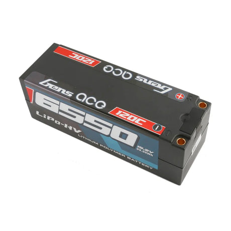 Gens Ace 6550mAh 15,2V High Voltage120C 4S1P HardCase Lipo 50# Packung mit Molex