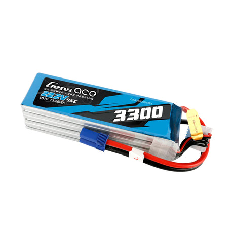 Gens Ace 3300mAh 22,2V 45C 6S1P Lipo Akku Pack mit EC5 Stecker