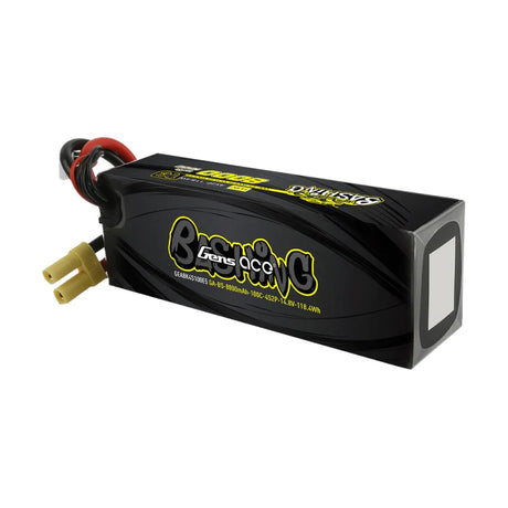 Gens Ace 8000mAh 14,8V 100C 4S2P Lipo-Akkupack mit EC5-Bashing-Serie